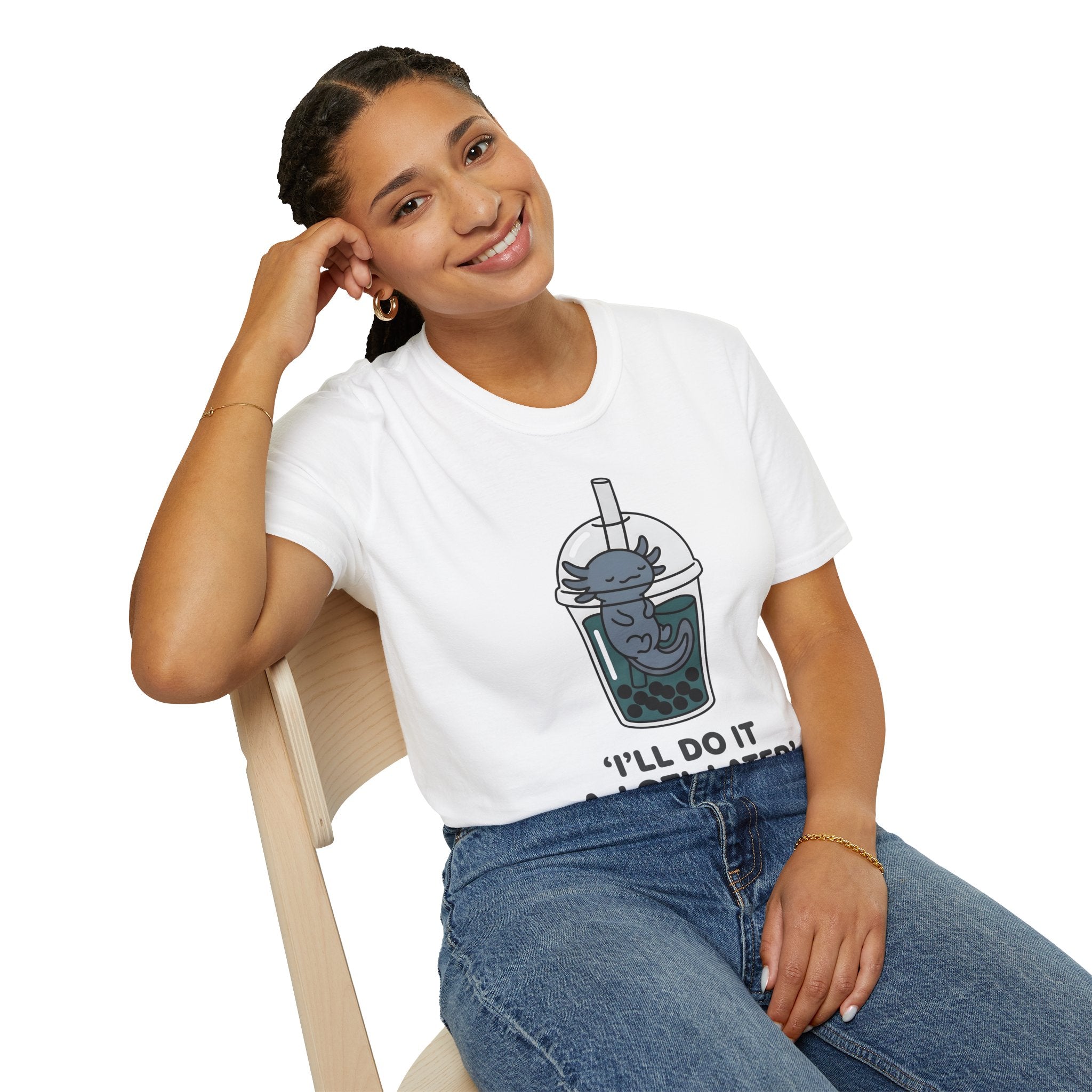 Boba Axolotl 'I'll Do It A-Lotl Later' T-Shirt