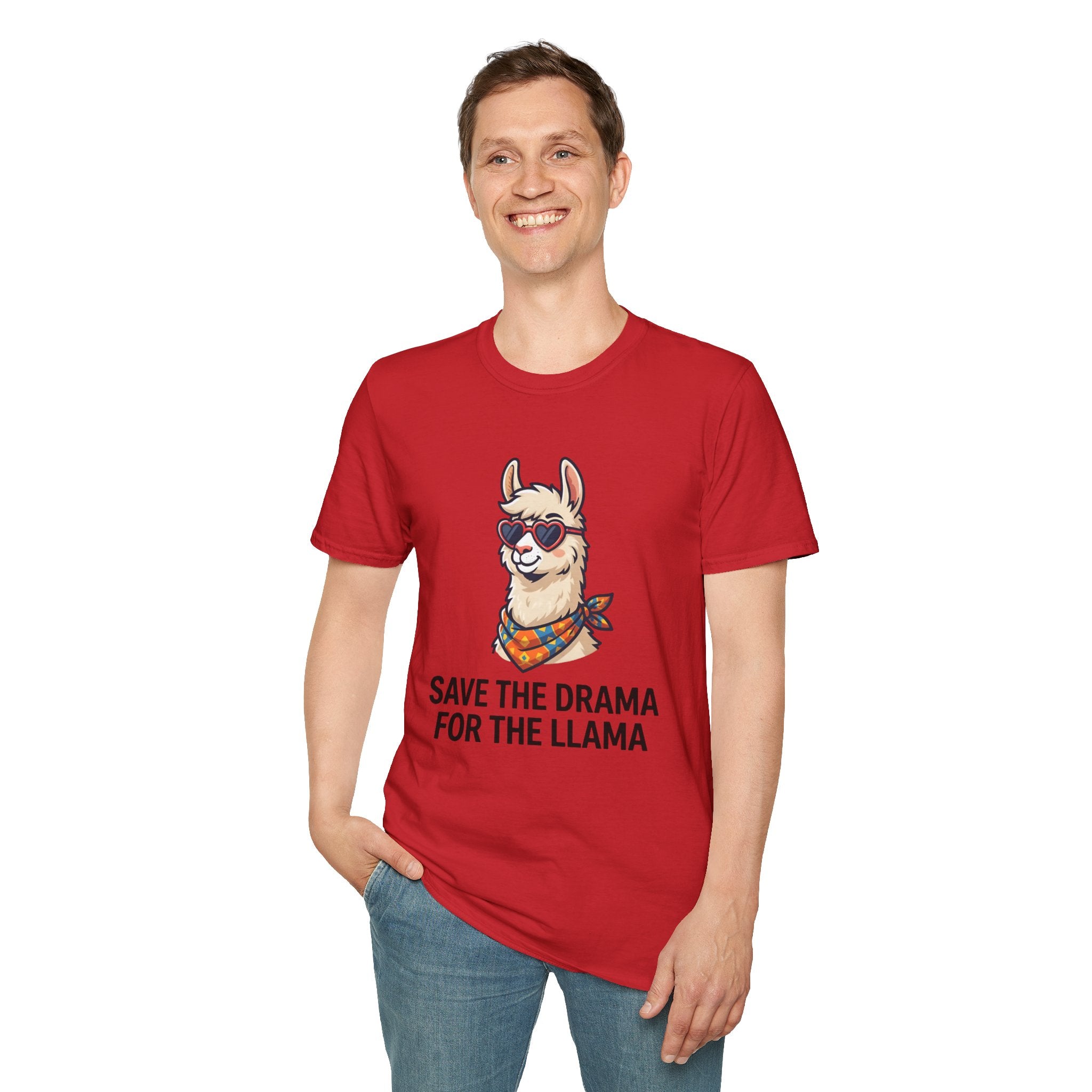 Save the Drama for the Llama T-Shirt — Cute Llama Graphic Tee