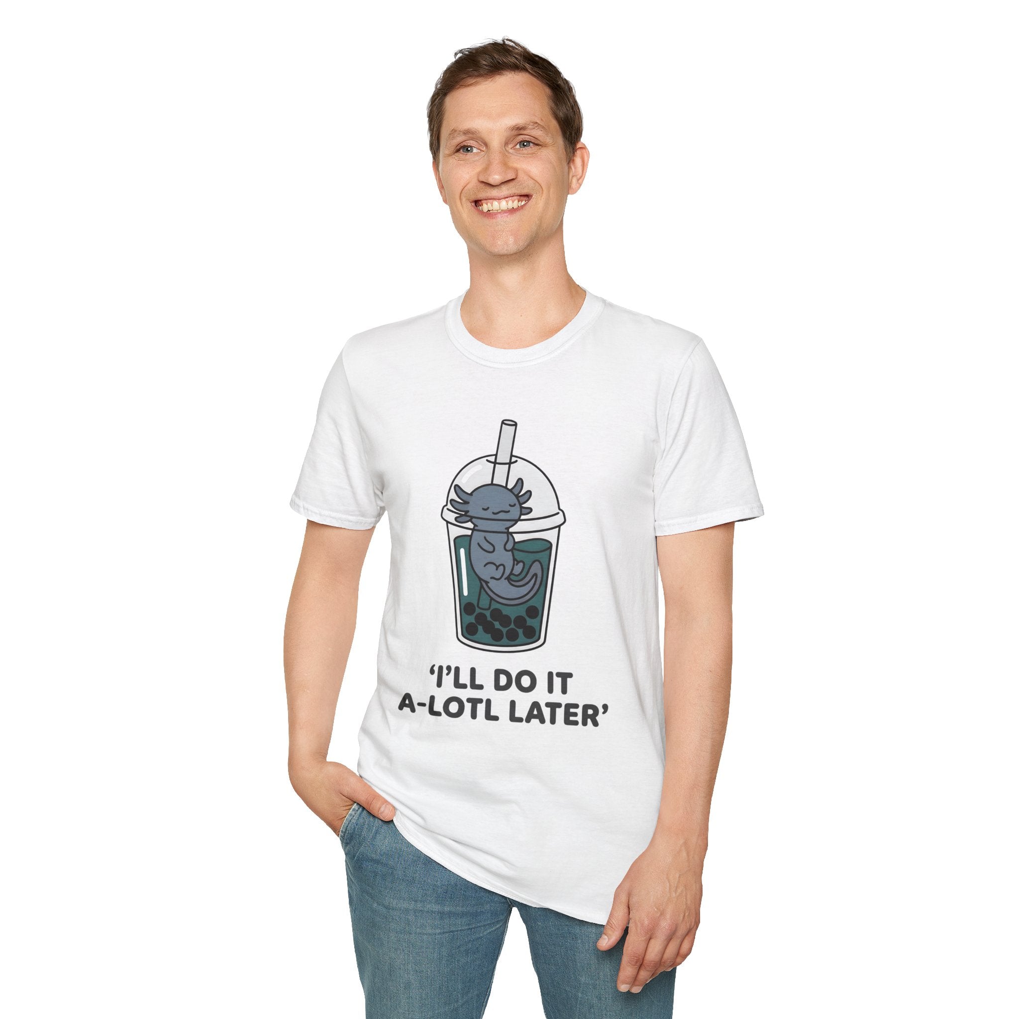 Boba Axolotl 'I'll Do It A-Lotl Later' T-Shirt