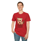 Ferret Lover T‑Shirt — Cute Cartoon Ferret Holding Heart Tee
