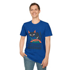 Purr-formance Hardware T-Shirt — Gamer Cat Computer Mouse Tee