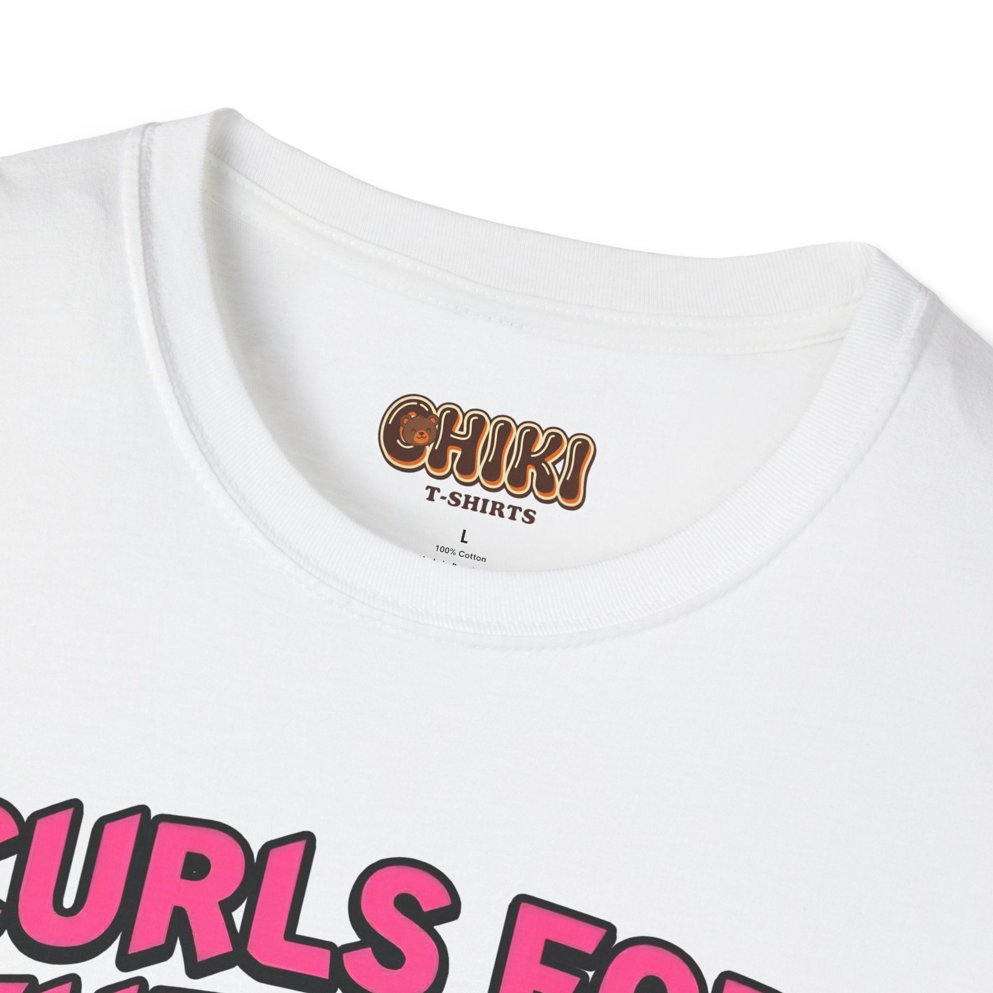 T-Shirt — "Curls for the Girls" Cute Hamster Weightlifting Graphic