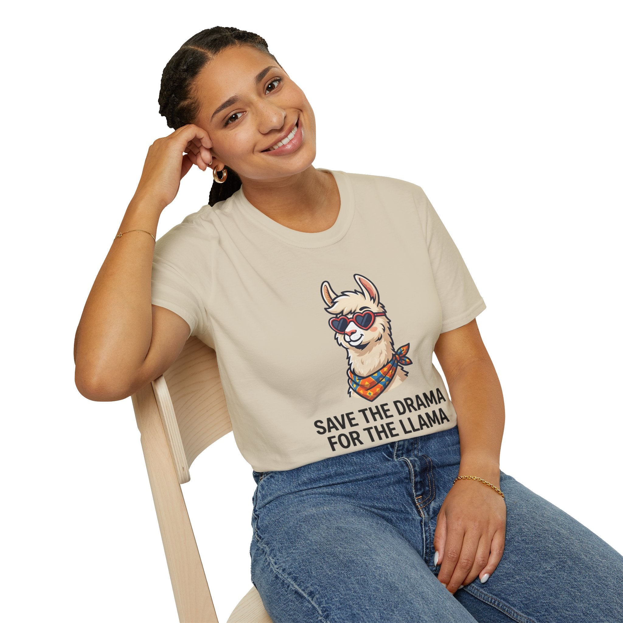 Save the Drama for the Llama T-Shirt — Cute Llama Graphic Tee