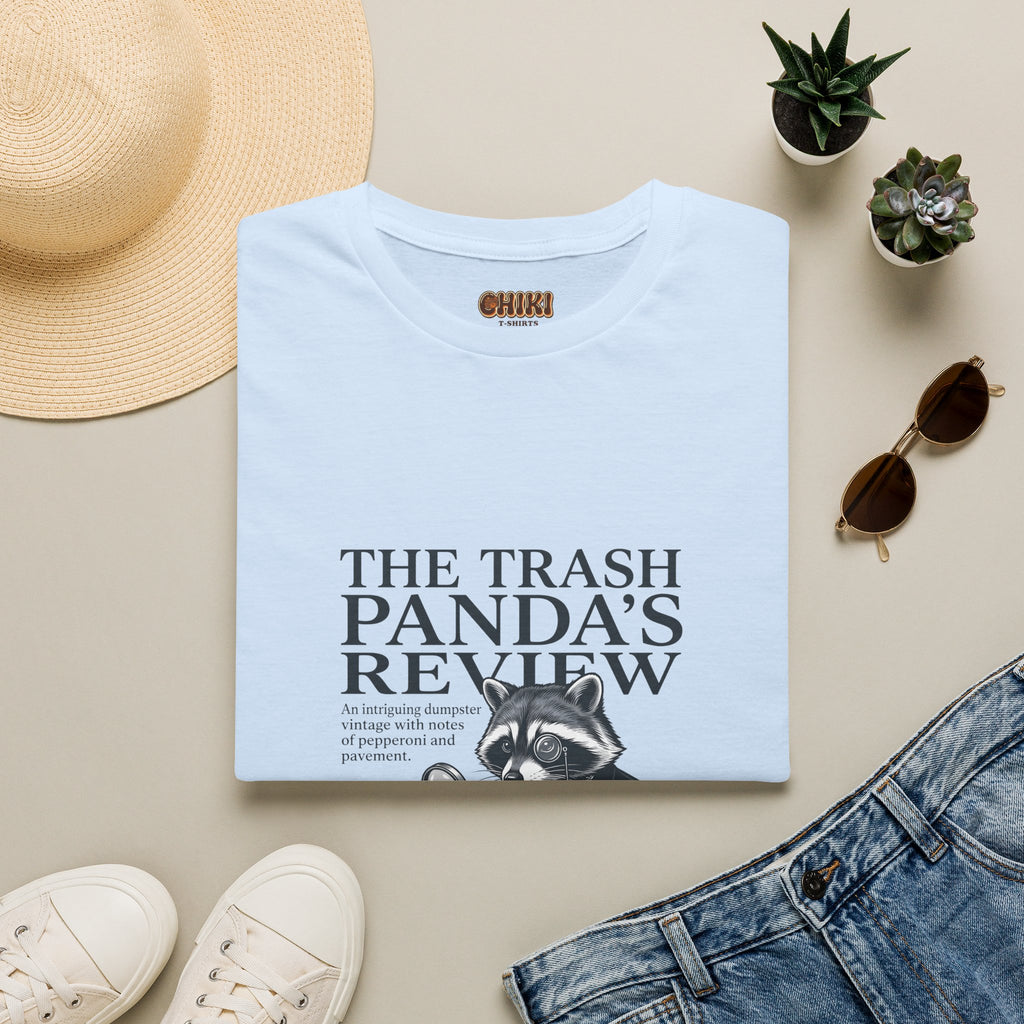 Trash Panda's Review T-Shirt — Funny Raccoon Reviewer Tee