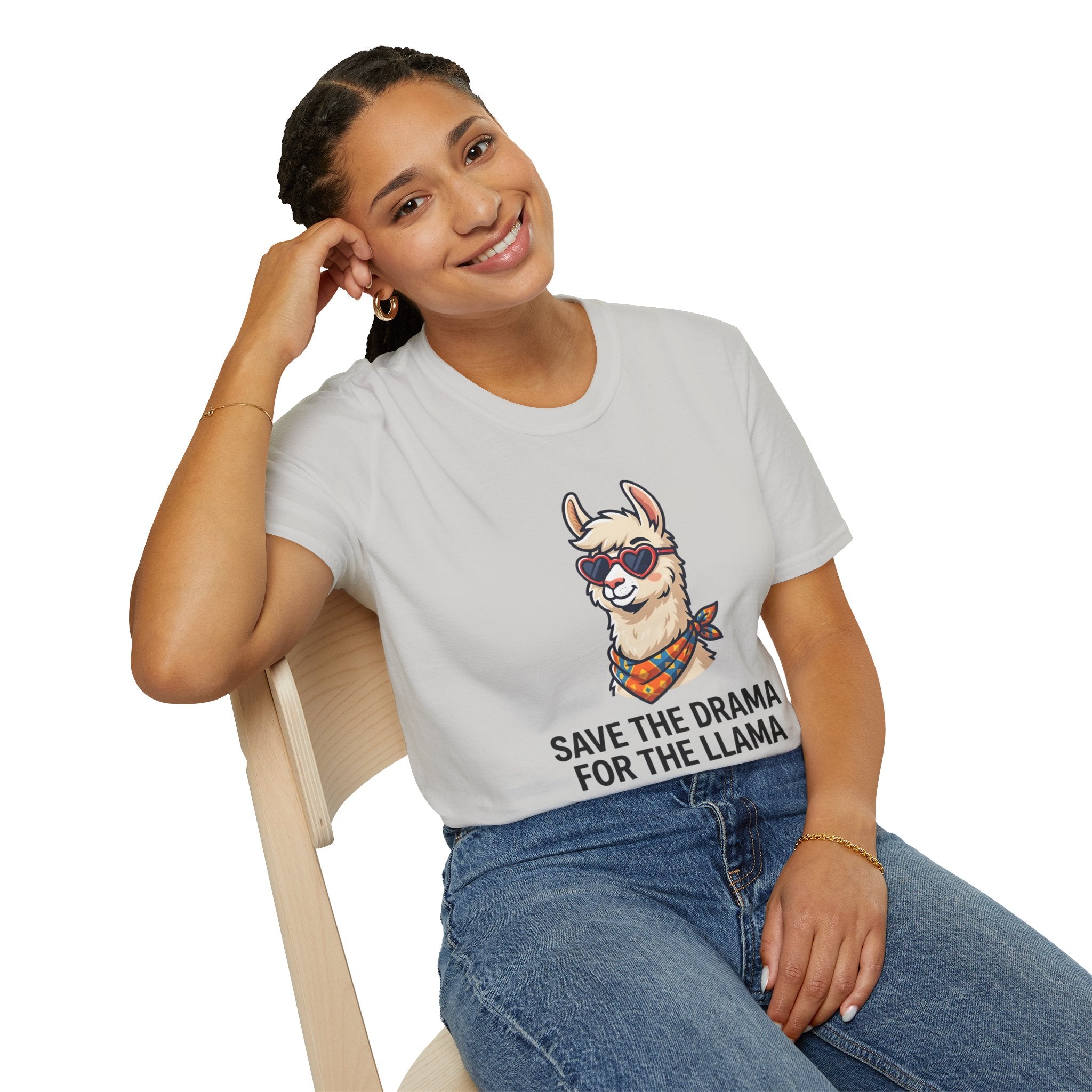 Save the Drama for the Llama T-Shirt — Cute Llama Graphic Tee