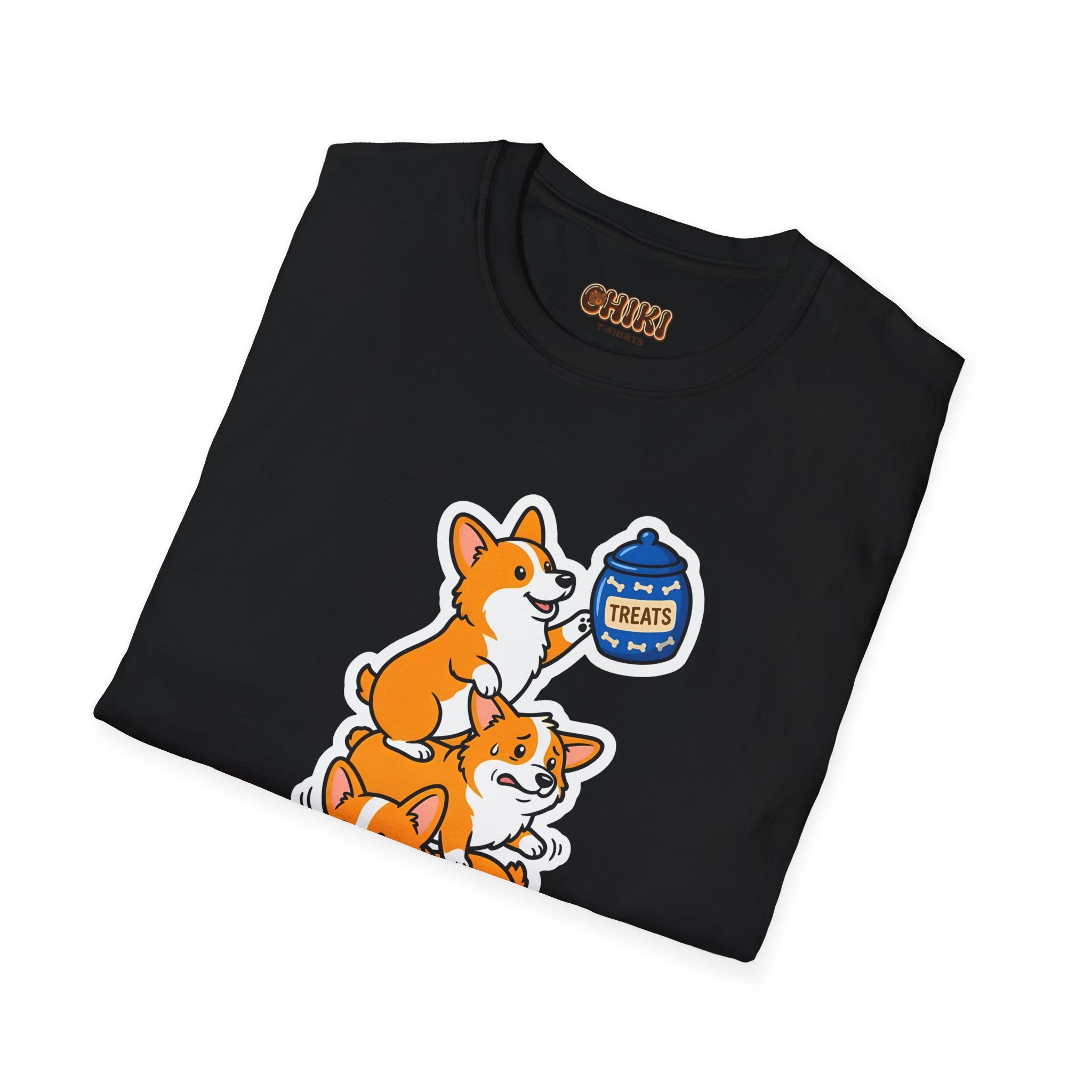 Corgi Teamwork T-Shirt — "Teamwork Makes the Dream Work (Usually)"