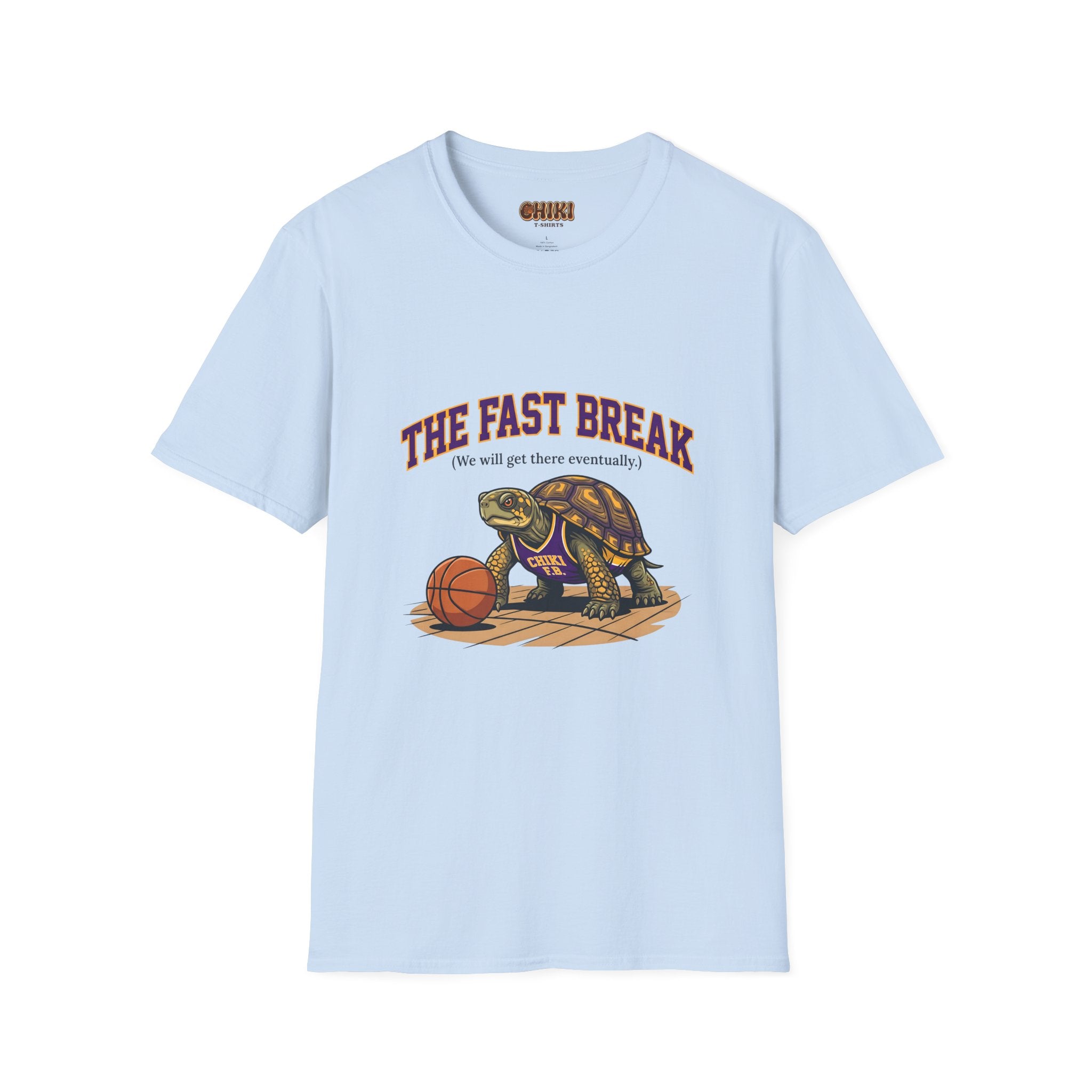 T-Shirt — The Fast Break Turtle Basketball Graphic Tee
