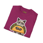 Grumpy Cat Taco T-Shirt — "I Don't Want to Taco 'Bout It" Graphic Tee