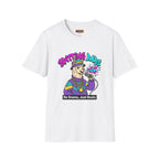 T-Shirt — "Spitting Bars" Llama Rap Graphic Tee (No Drama, Just Beats)