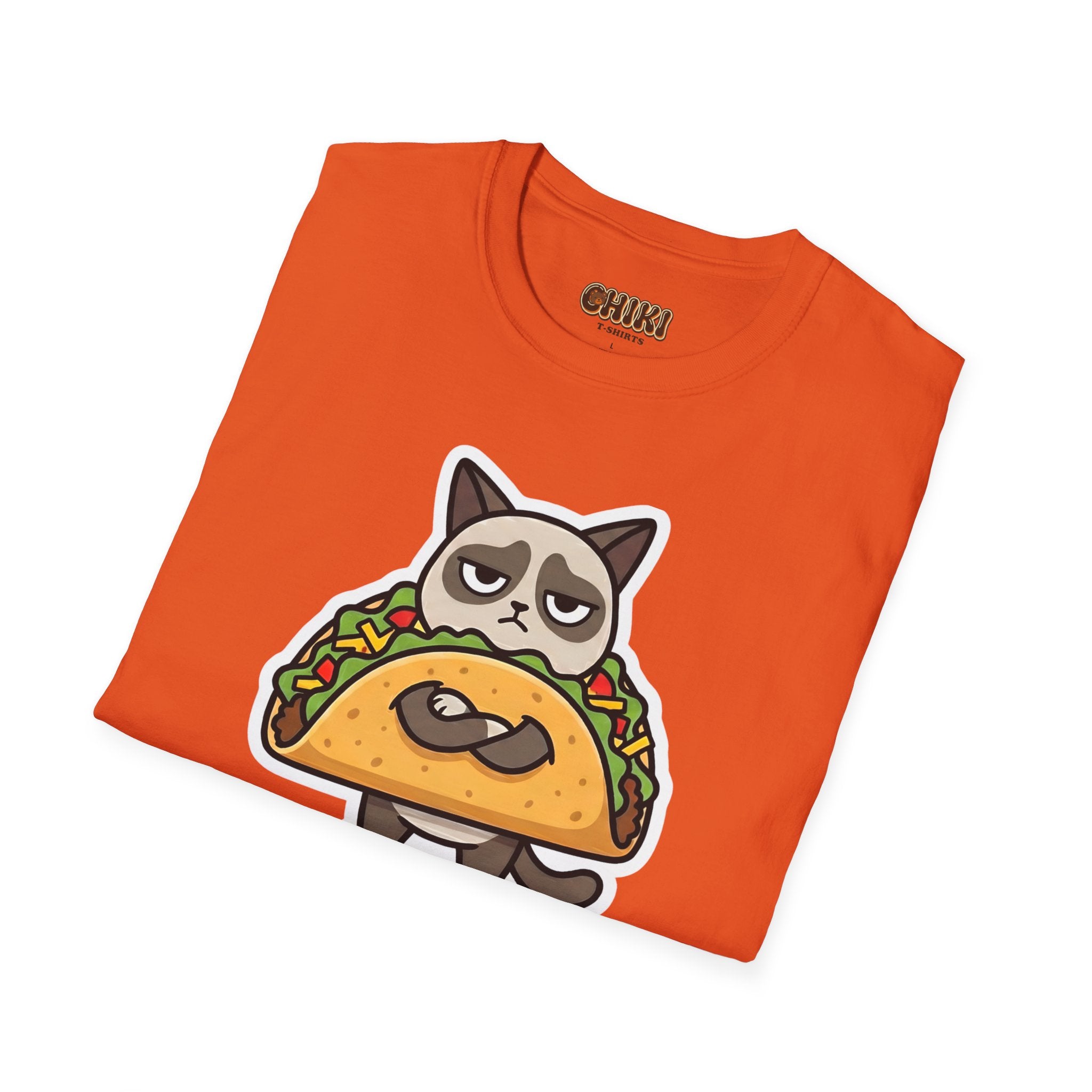 Grumpy Cat Taco T-Shirt — "I Don't Want to Taco 'Bout It" Graphic Tee