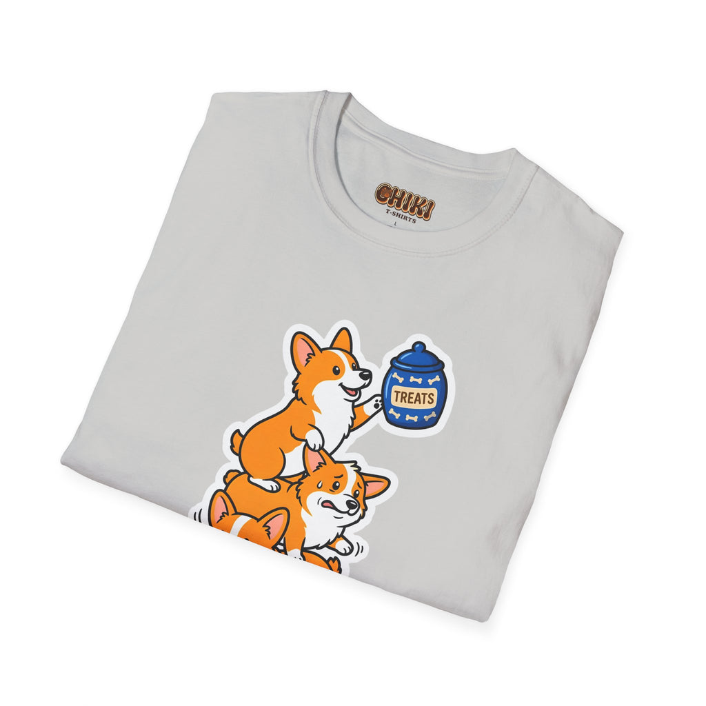 Corgi Teamwork T-Shirt — "Teamwork Makes the Dream Work (Usually)"