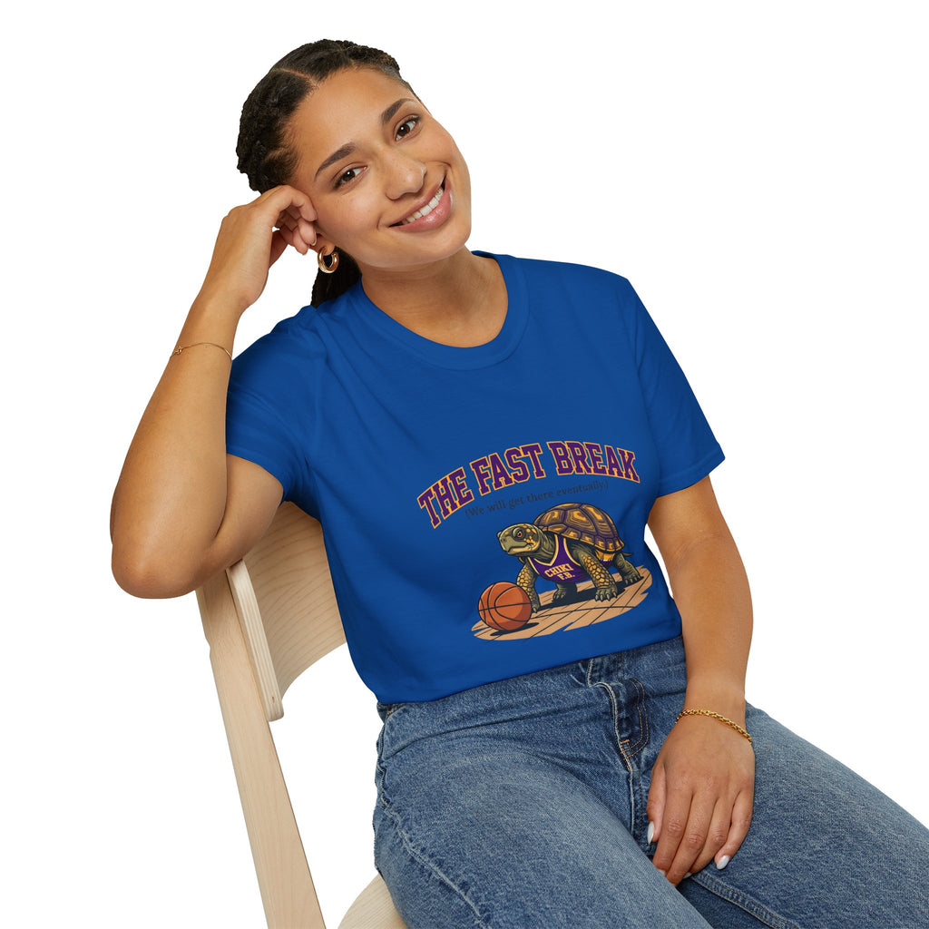 T-Shirt — The Fast Break Turtle Basketball Graphic Tee