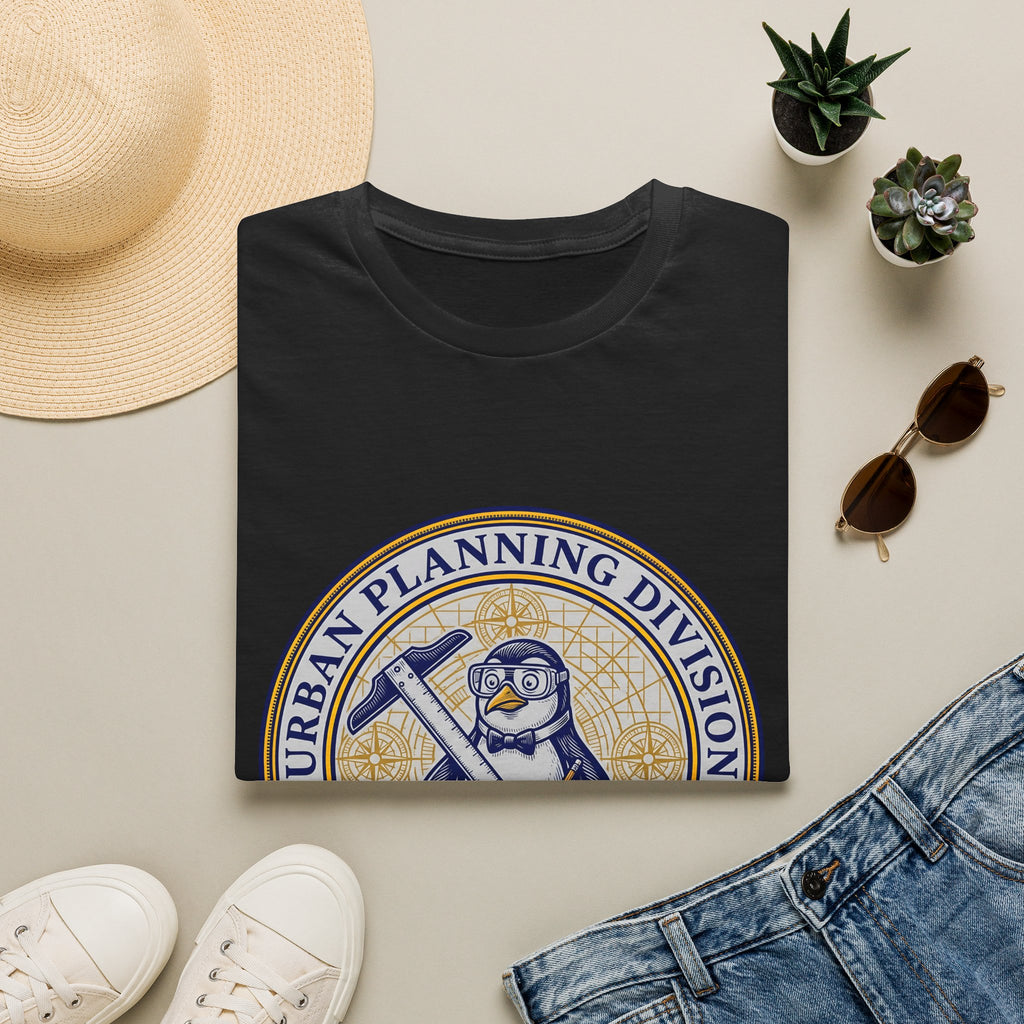 Urban Planning Division T-Shirt — Penguin Logo 'I Have No Idea What I’m Doing' Graphic Tee