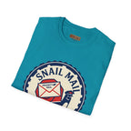 Snail Mail T-Shirt — "Express Delayed" Retro Postal Graphic Tee