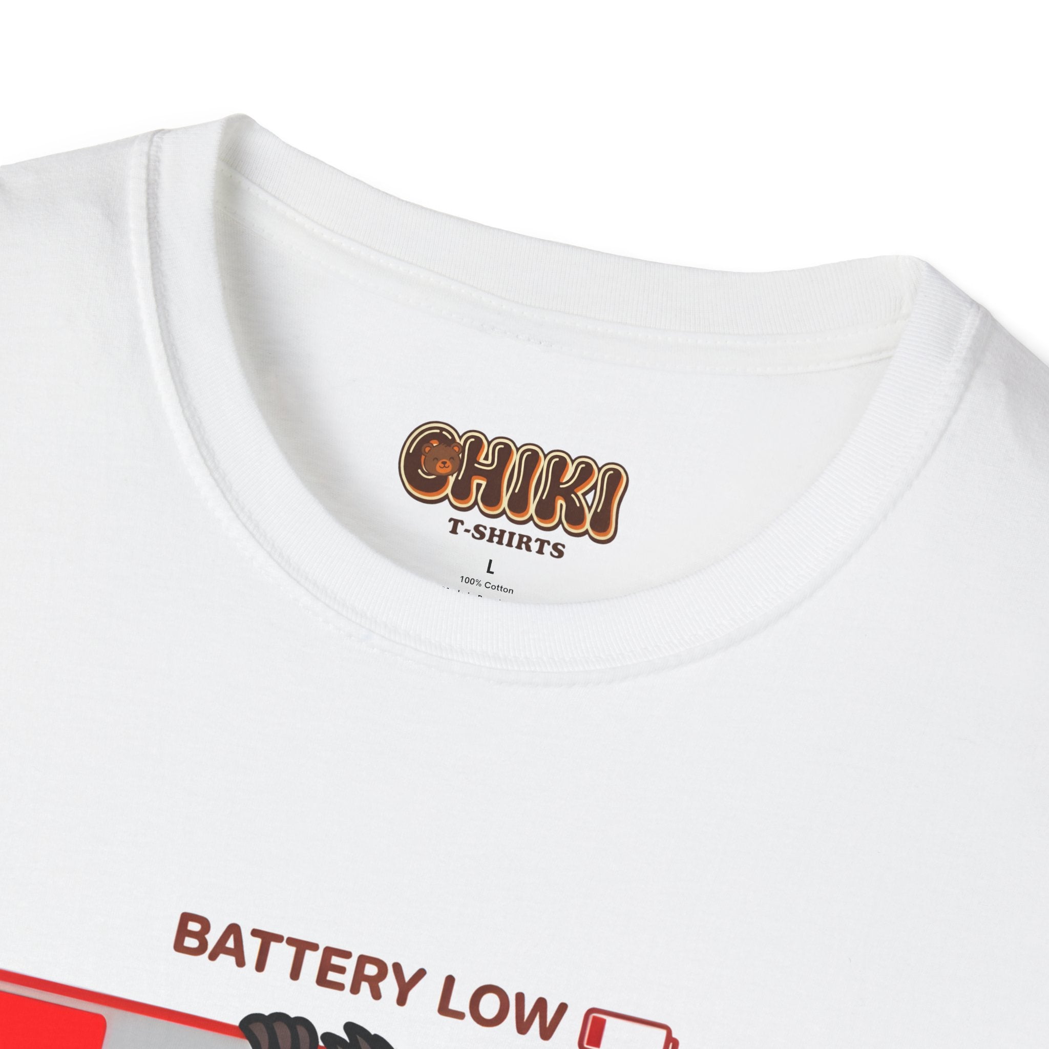 Slowly Shutting Down Sloth T-Shirt — Battery Low Cute Graphic Tee