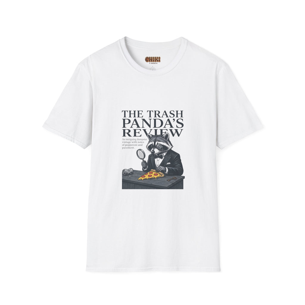 Trash Panda's Review T-Shirt — Funny Raccoon Reviewer Tee