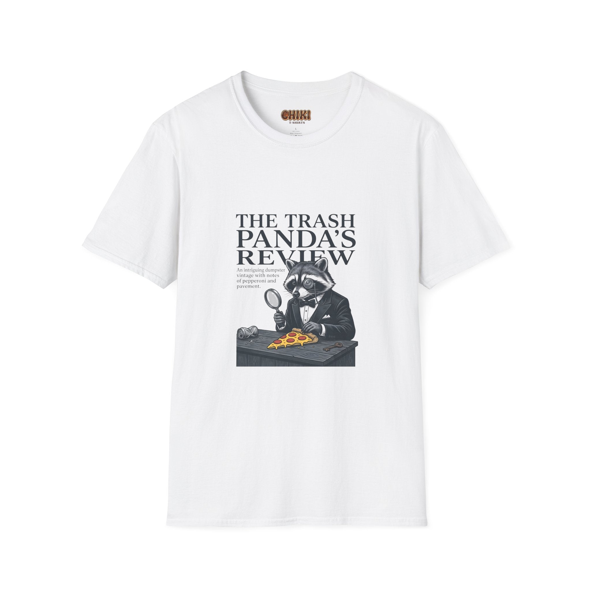 Trash Panda's Review T-Shirt — Funny Raccoon Reviewer Tee