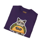 Grumpy Cat Taco T-Shirt — "I Don't Want to Taco 'Bout It" Graphic Tee