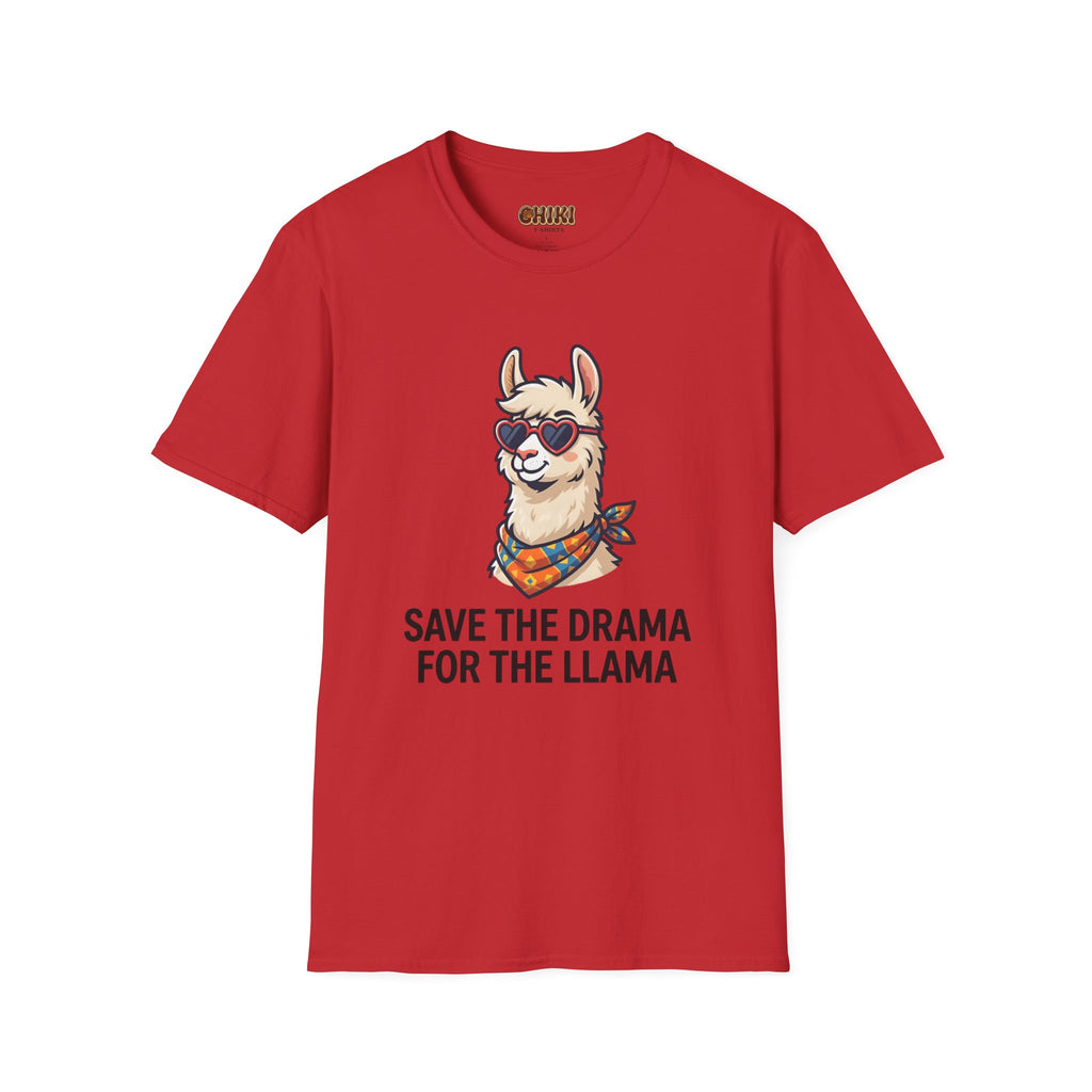Save the Drama for the Llama T-Shirt — Cute Llama Graphic Tee