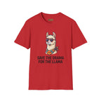 Save the Drama for the Llama T-Shirt — Cute Llama Graphic Tee