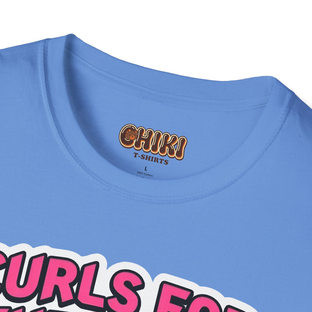 T-Shirt — "Curls for the Girls" Cute Hamster Weightlifting Graphic