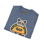 Grumpy Cat Taco T-Shirt — "I Don't Want to Taco 'Bout It" Graphic Tee