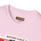 Slowly Shutting Down Sloth T-Shirt — Battery Low Cute Graphic Tee