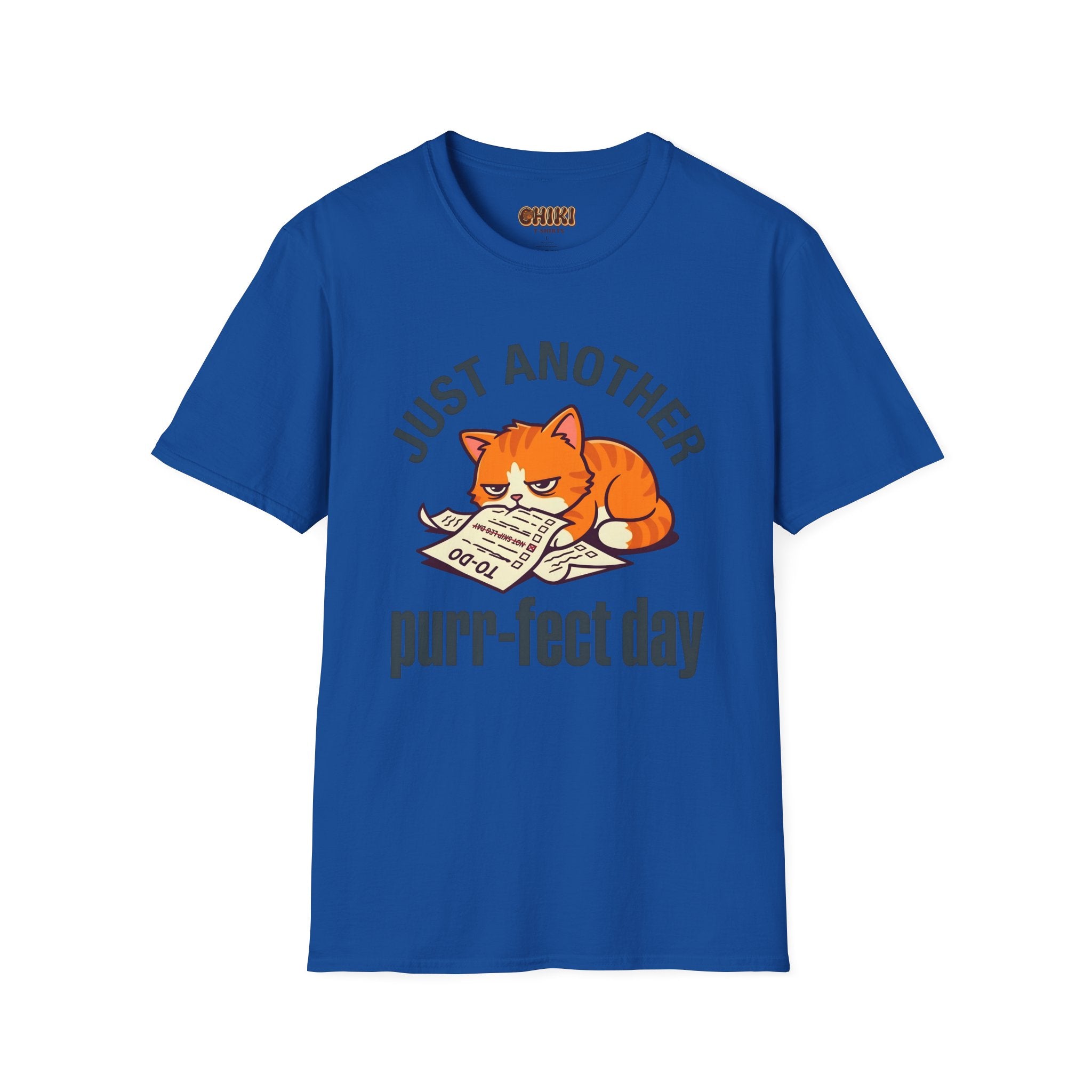 T-Shirt — "Just Another Purr-fect Day" Cat Graphic Tee