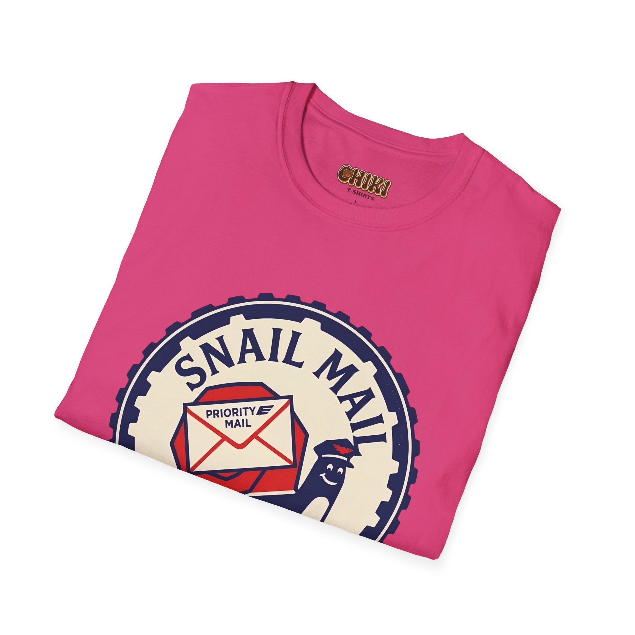 Snail Mail T-Shirt — "Express Delayed" Retro Postal Graphic Tee