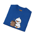 I Am Ducking Tired Tee — Cute Coffee Duck Graphic T-Shirt
