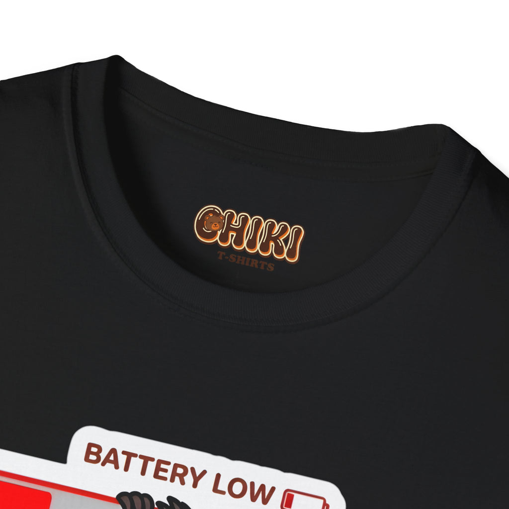 Slowly Shutting Down Sloth T-Shirt — Battery Low Cute Graphic Tee