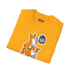 Corgi Teamwork T-Shirt — "Teamwork Makes the Dream Work (Usually)"