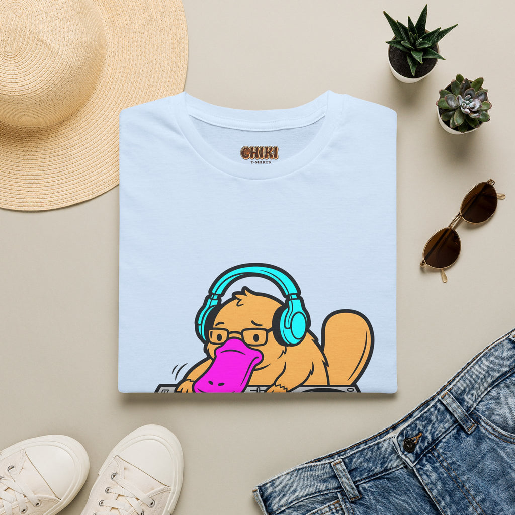 Platypus DJ T‑Shirt — 'Platypus Productions' Funny Music Producer Tee