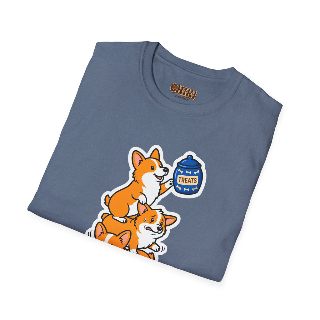 Corgi Teamwork T-Shirt — "Teamwork Makes the Dream Work (Usually)"