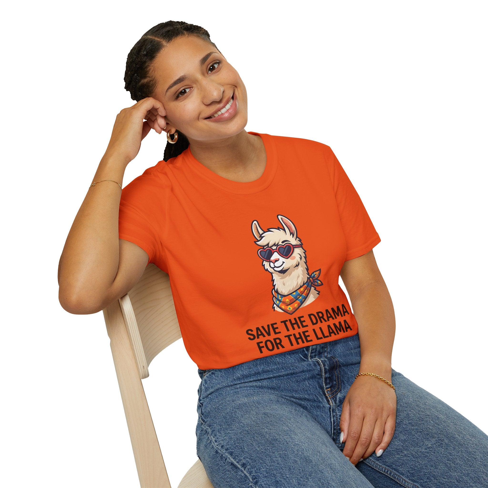 Save the Drama for the Llama T-Shirt — Cute Llama Graphic Tee