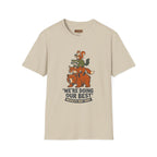T‑Shirt — "We’re Doing Our Best" Cute Forest Animals Graphic Tee