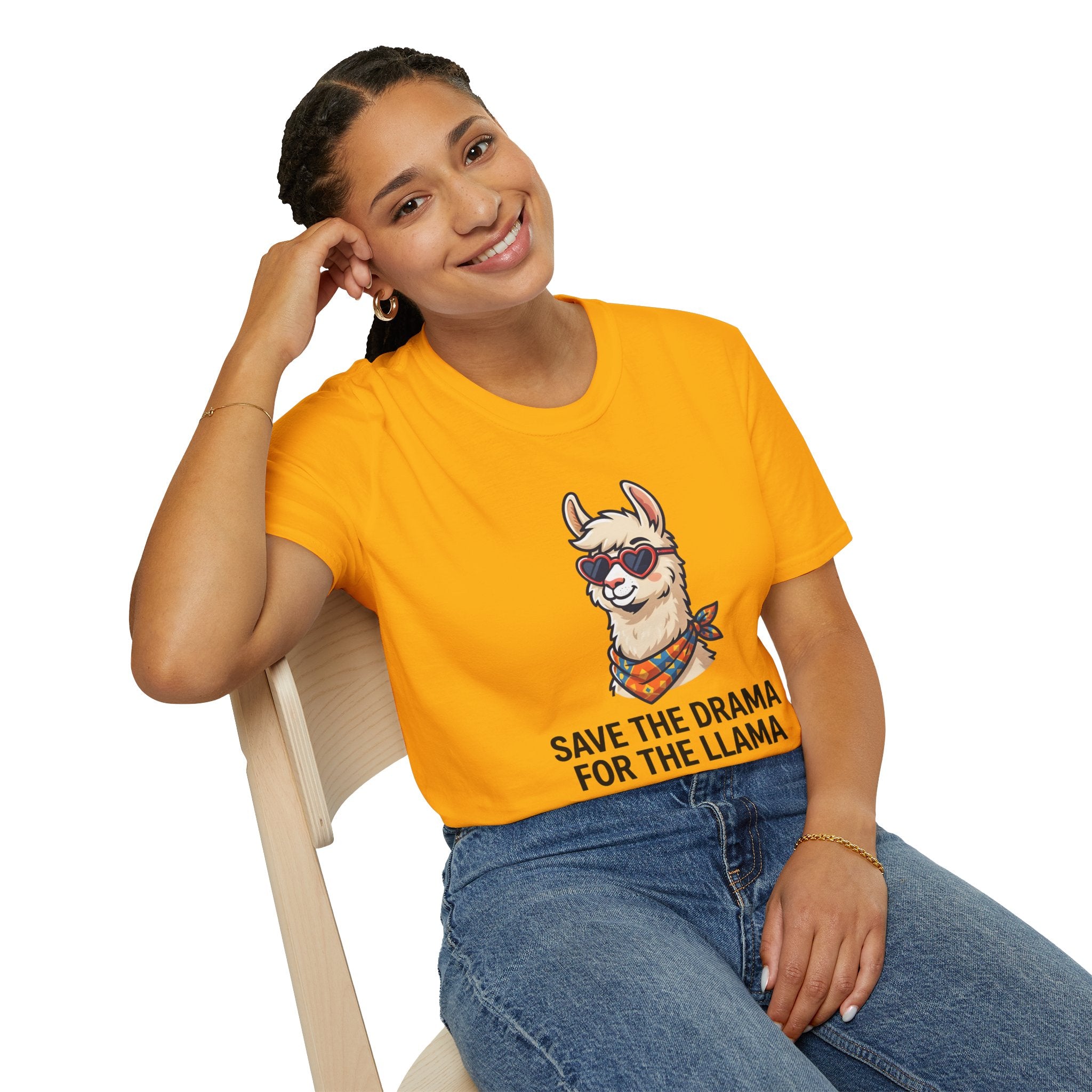 Save the Drama for the Llama T-Shirt — Cute Llama Graphic Tee