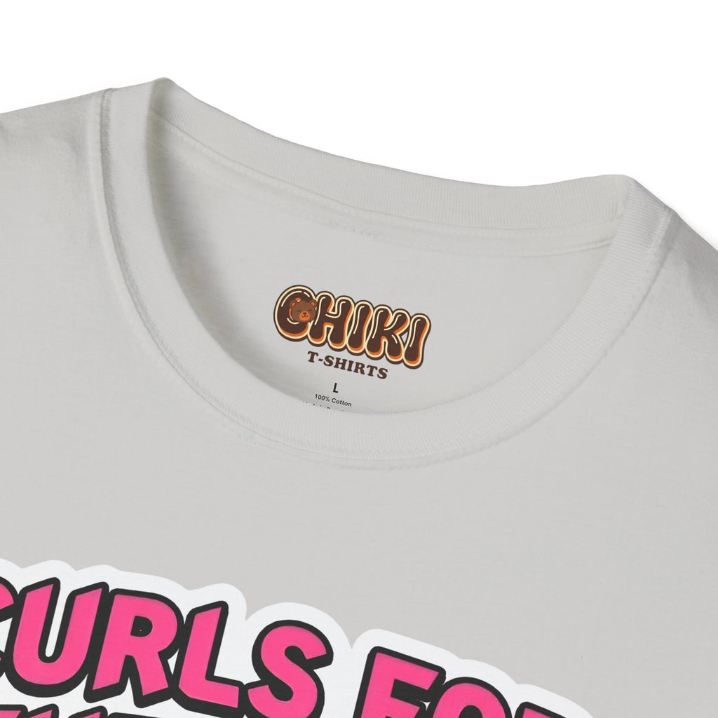 T-Shirt — "Curls for the Girls" Cute Hamster Weightlifting Graphic