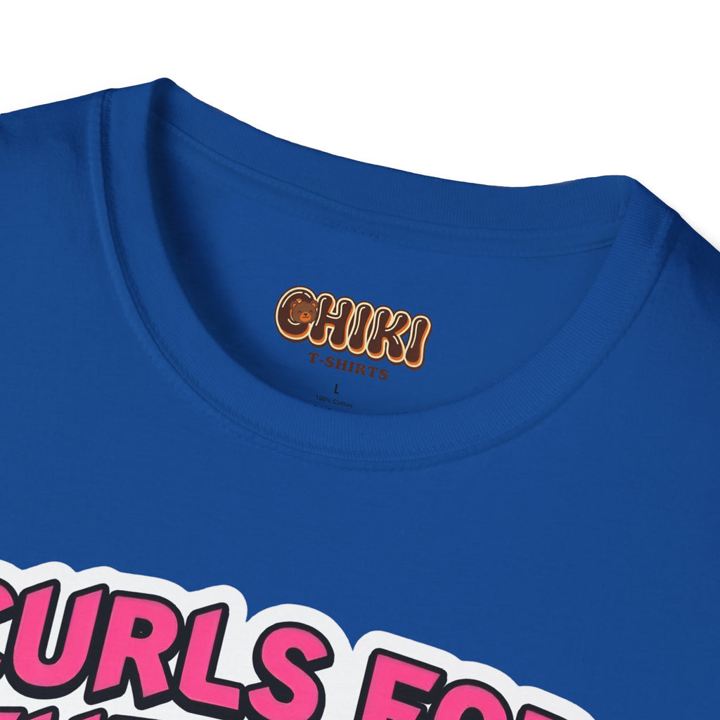 T-Shirt — "Curls for the Girls" Cute Hamster Weightlifting Graphic