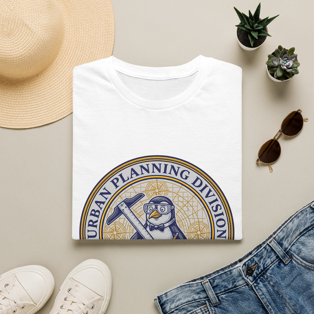 Urban Planning Division T-Shirt — Penguin Logo 'I Have No Idea What I’m Doing' Graphic Tee