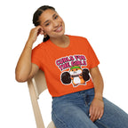 T-Shirt — "Curls for the Girls" Cute Hamster Weightlifting Graphic