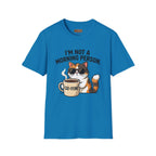 I’m Not a Morning Person Cat Coffee T-Shirt