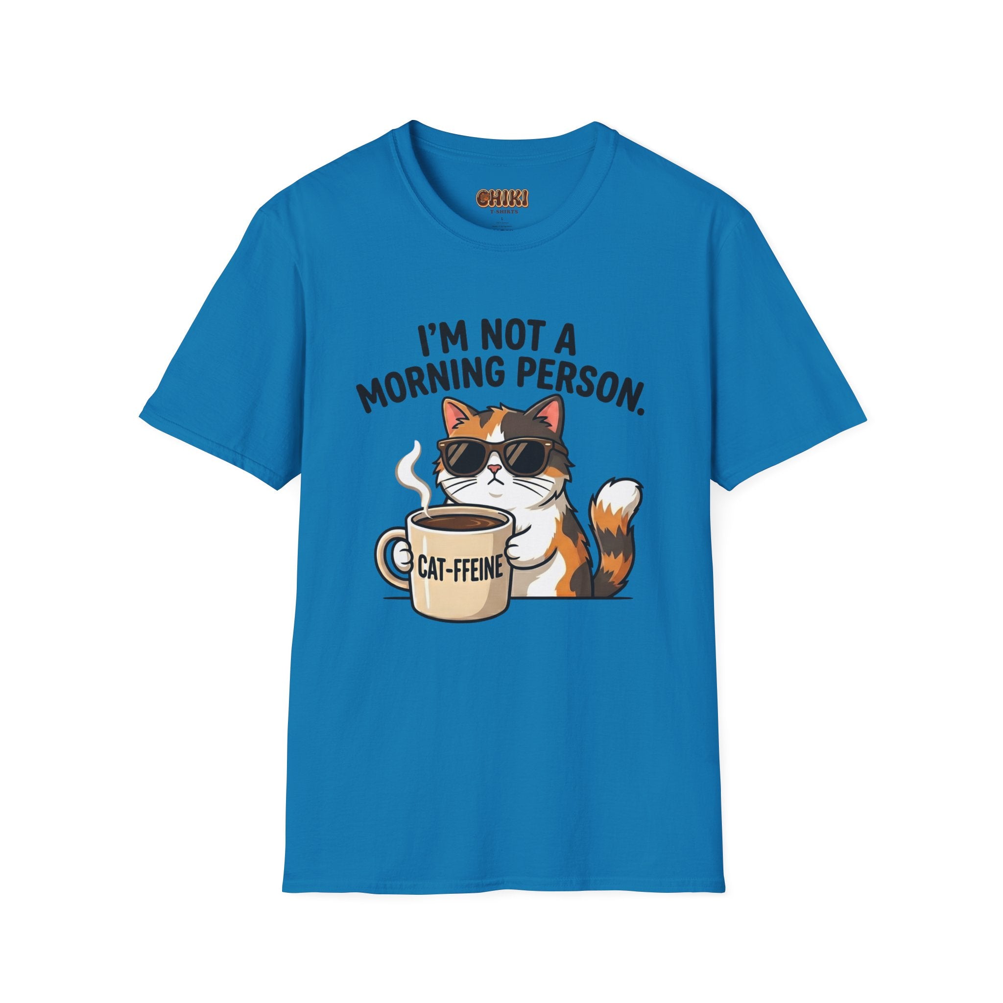 I’m Not a Morning Person Cat Coffee T-Shirt