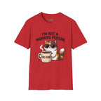 I’m Not a Morning Person Cat Coffee T-Shirt