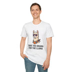 Save the Drama for the Llama T-Shirt — Cute Llama Graphic Tee