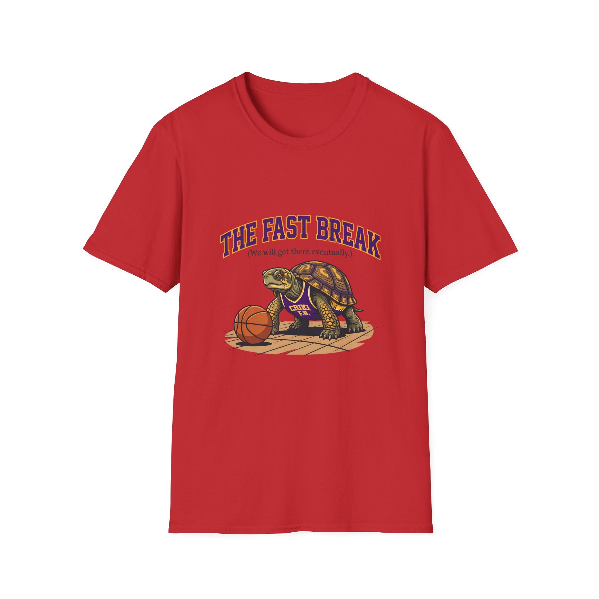 T-Shirt — The Fast Break Turtle Basketball Graphic Tee