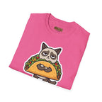 Grumpy Cat Taco T-Shirt — "I Don't Want to Taco 'Bout It" Graphic Tee