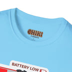 Slowly Shutting Down Sloth T-Shirt — Battery Low Cute Graphic Tee